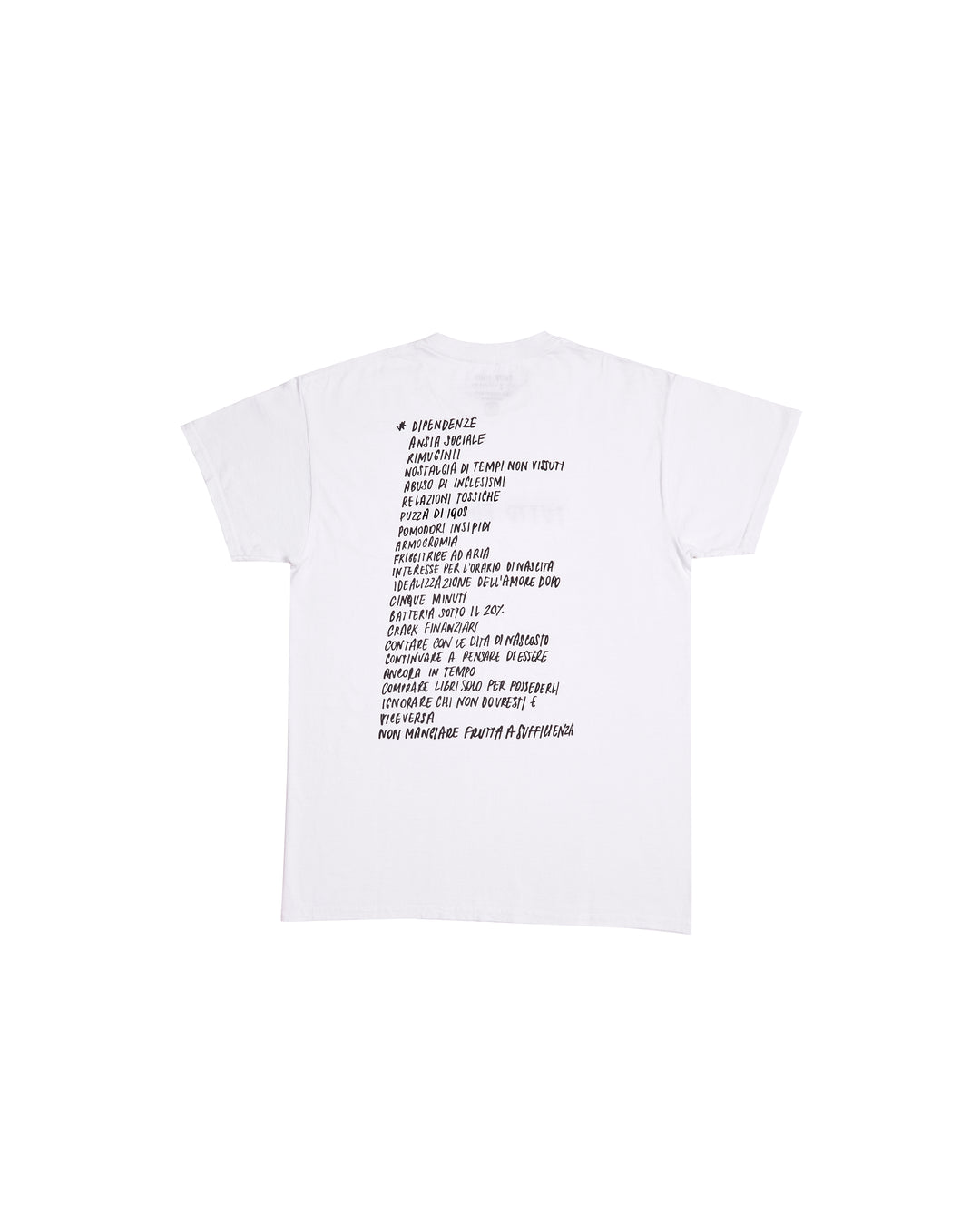 T-Shirt Dipendenze Bianca