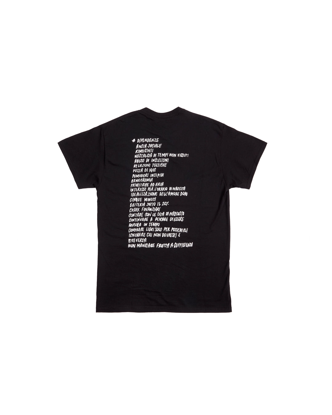 T-Shirt Dipendenze Nera