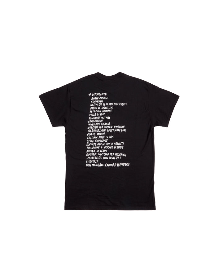 T-Shirt Dipendenze Nera